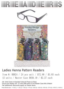 Ladies Henna Pattern Readers